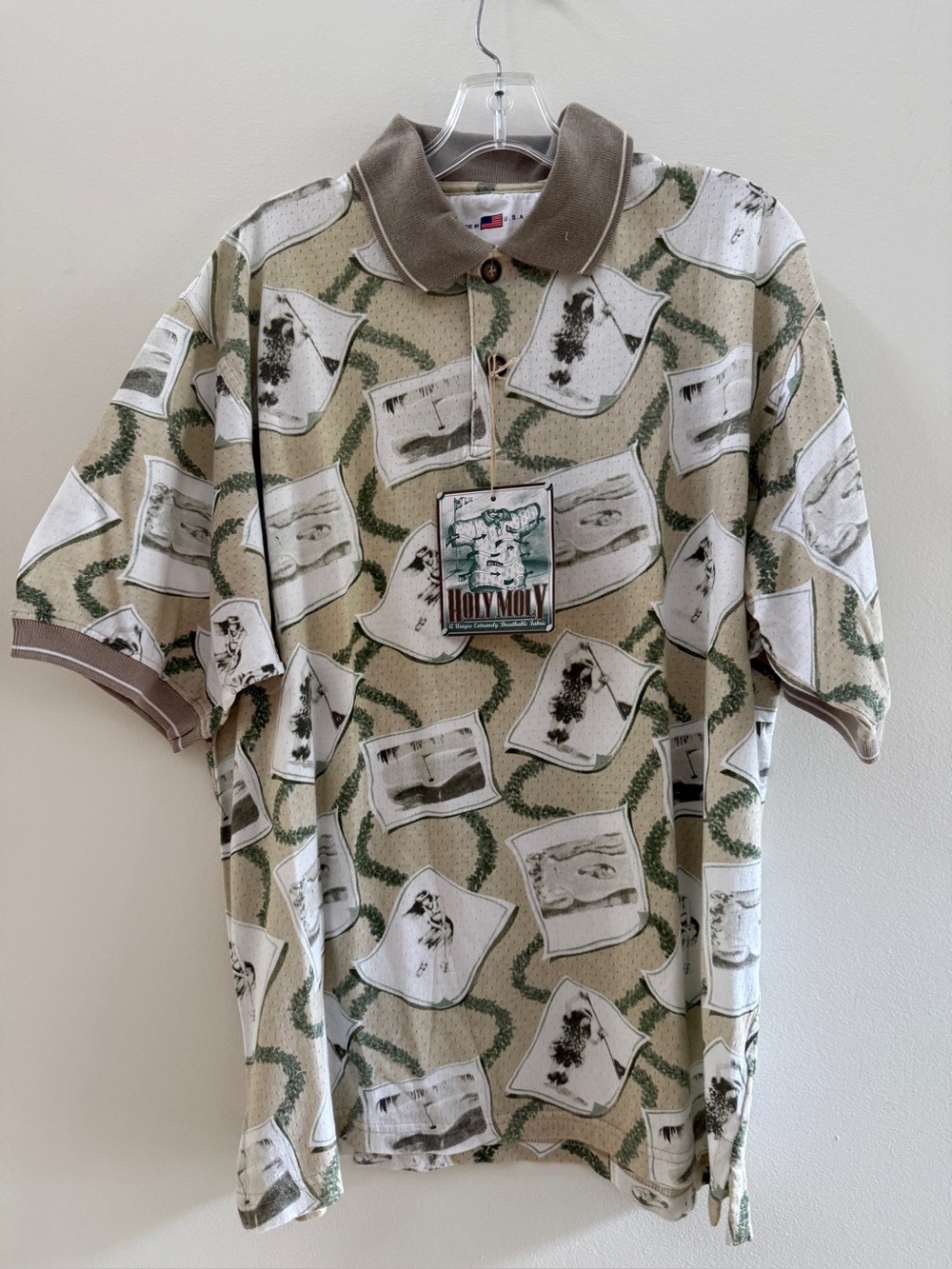 SKINS Gameday Outrigger Canoe Club Polo Golf Shirt Shirt  Large Enchanted Hula
